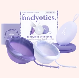Bodyotics Comfydisc Reusable Menstrual Discs - 2pcs Bodyotics Comfydisc Reusable Menstrual Discs - 2pcs $26.91 $29.90